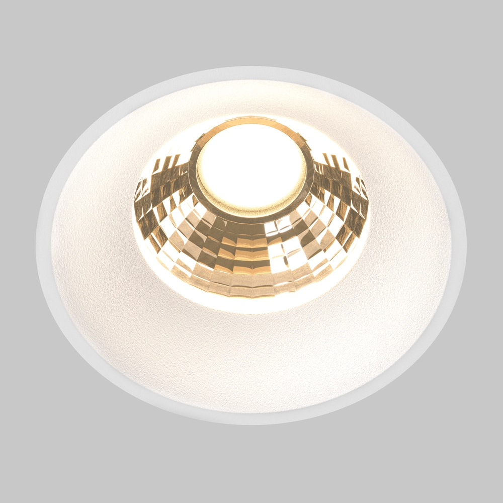 Встраиваемый светильник Maytoni Round 2700K 12W 60° DL058-12W2.7K-TRS-W