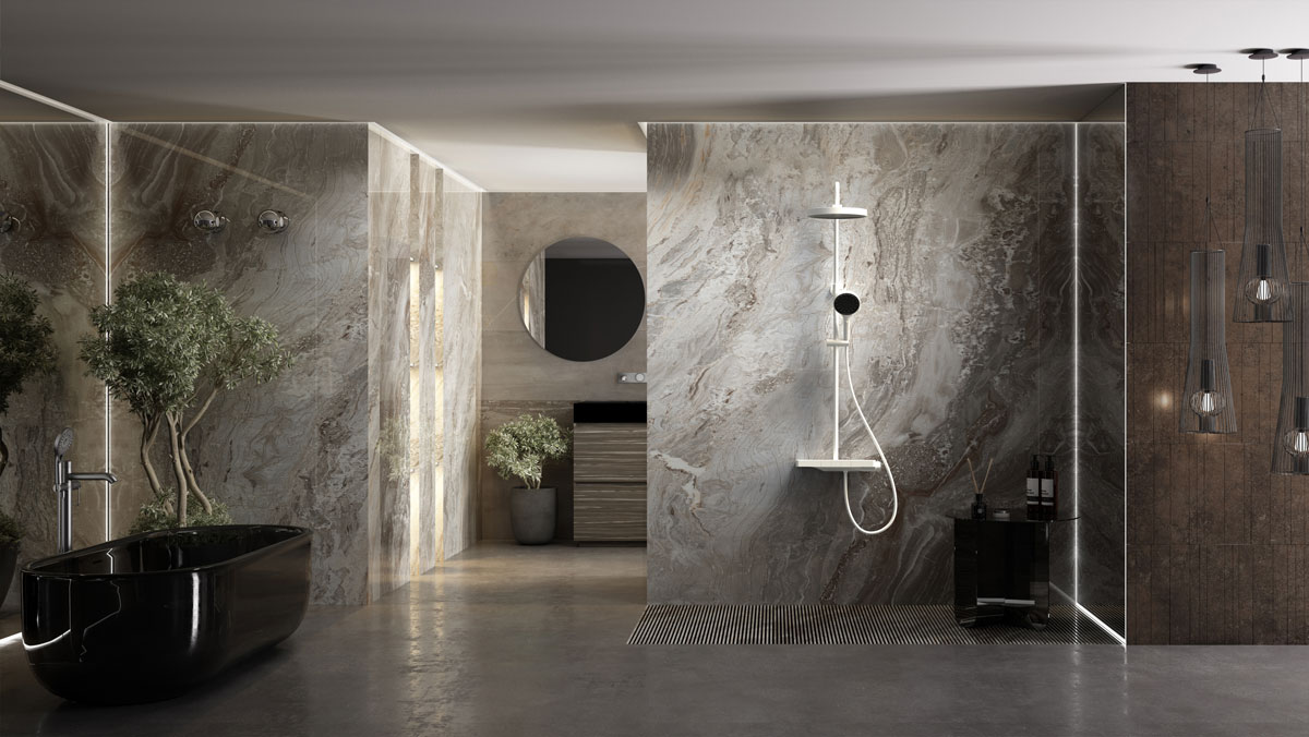 Душевая стойка Vincea Inspire VSFS-3I12TW настенная цвет белый