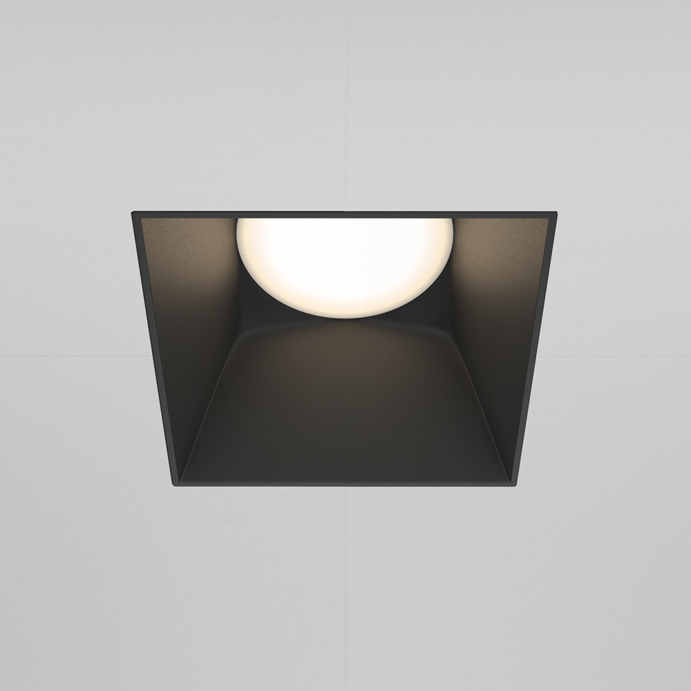 Встраиваемый светильник Maytoni Share GU10 1x10Вт DL051-01-GU10-SQ-WB