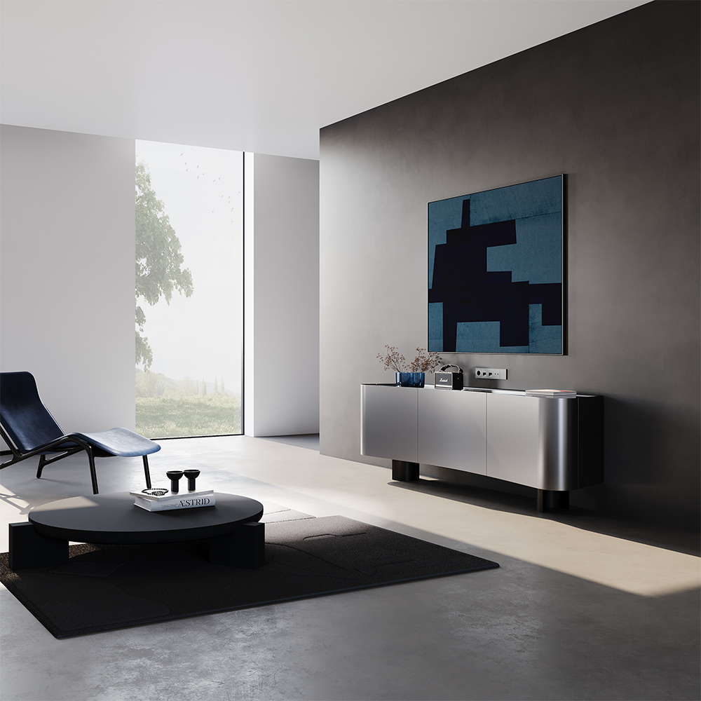 Рамка пластиковая VOLTUM S70 на 5 постов, (титан)