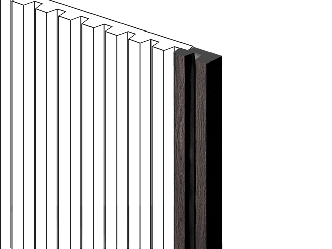 Финишный молдинг LF129B BR395NK HIWOOD