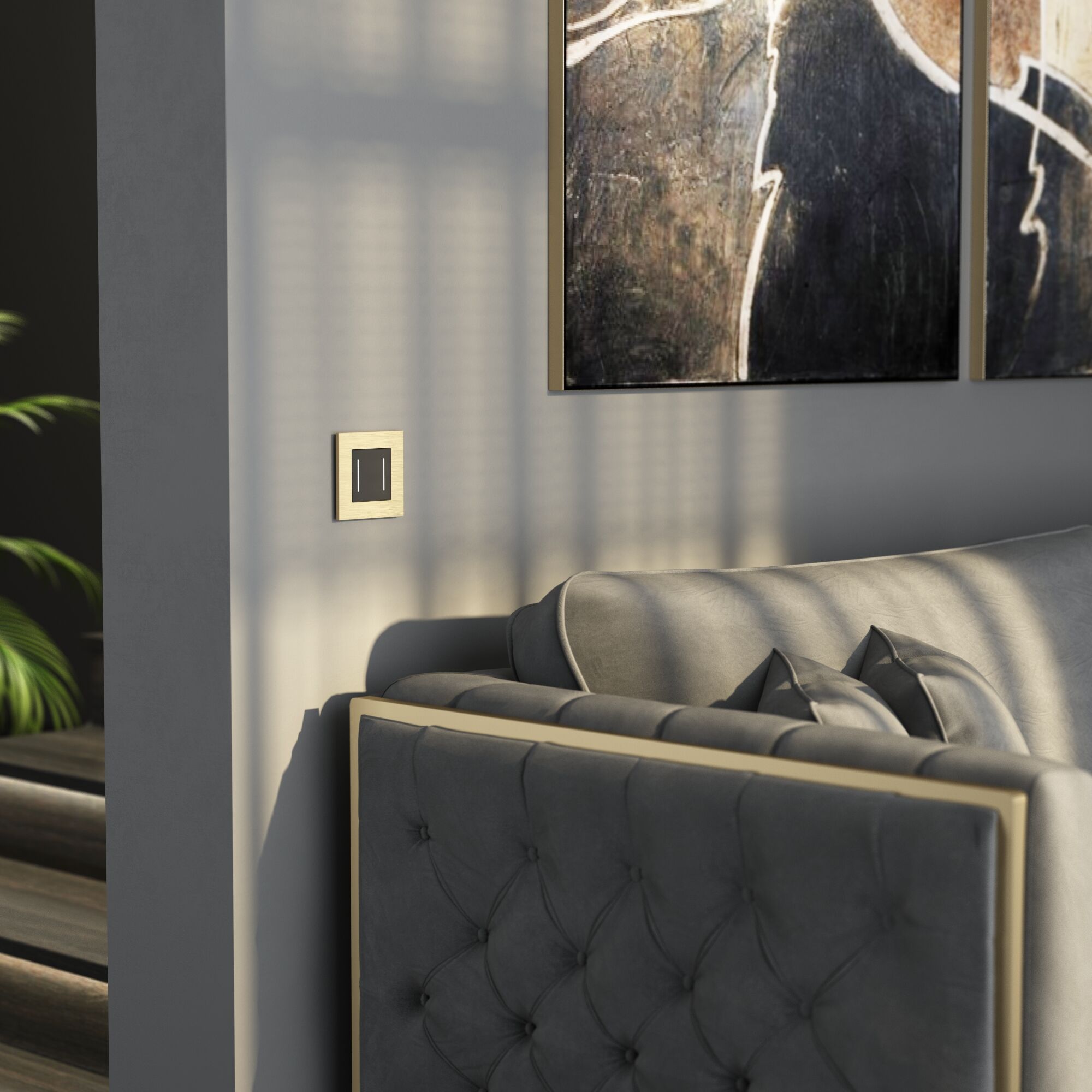 Рамка на 1 пост AluMax (шампань) Werkel