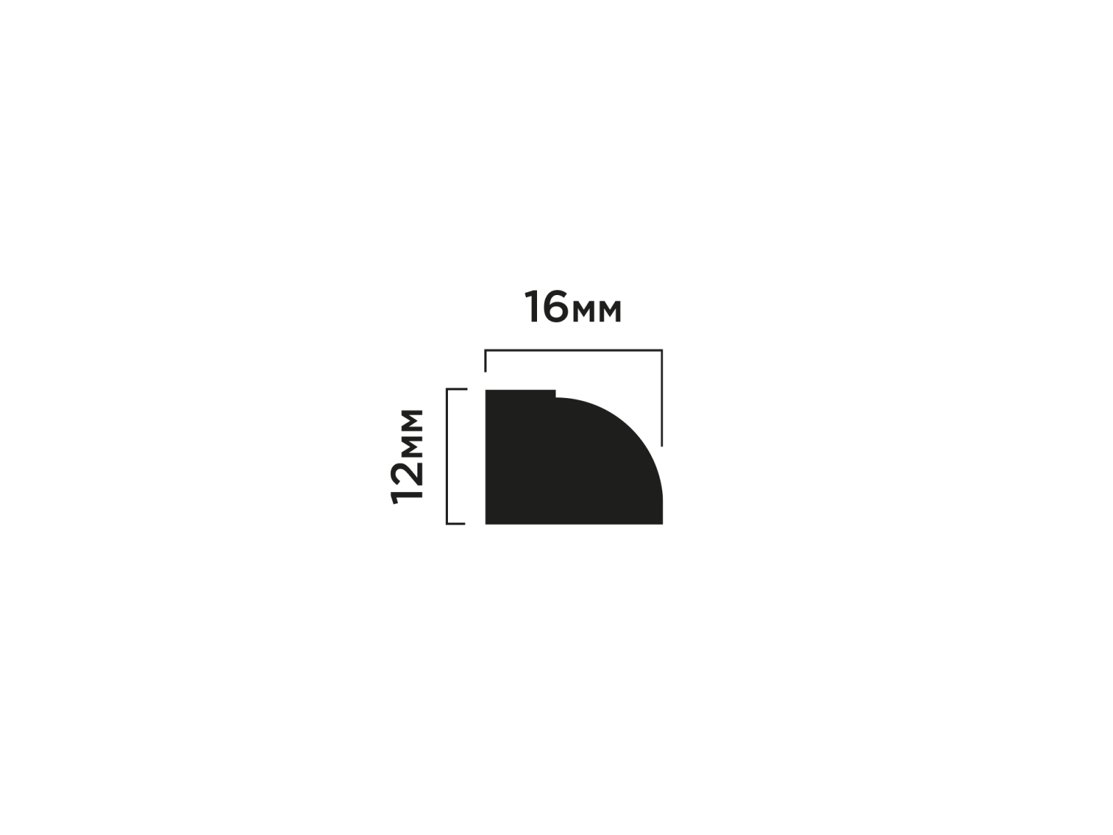 Молдинг D16V1 HIWOOD