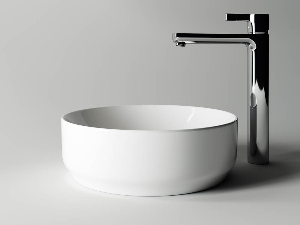 Умывальник чаша накладная круглая CN6005