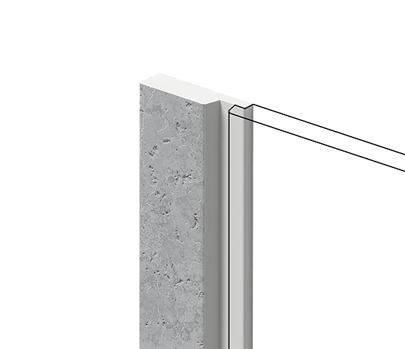 Финишный молдинг LF124A W50 HIWOOD