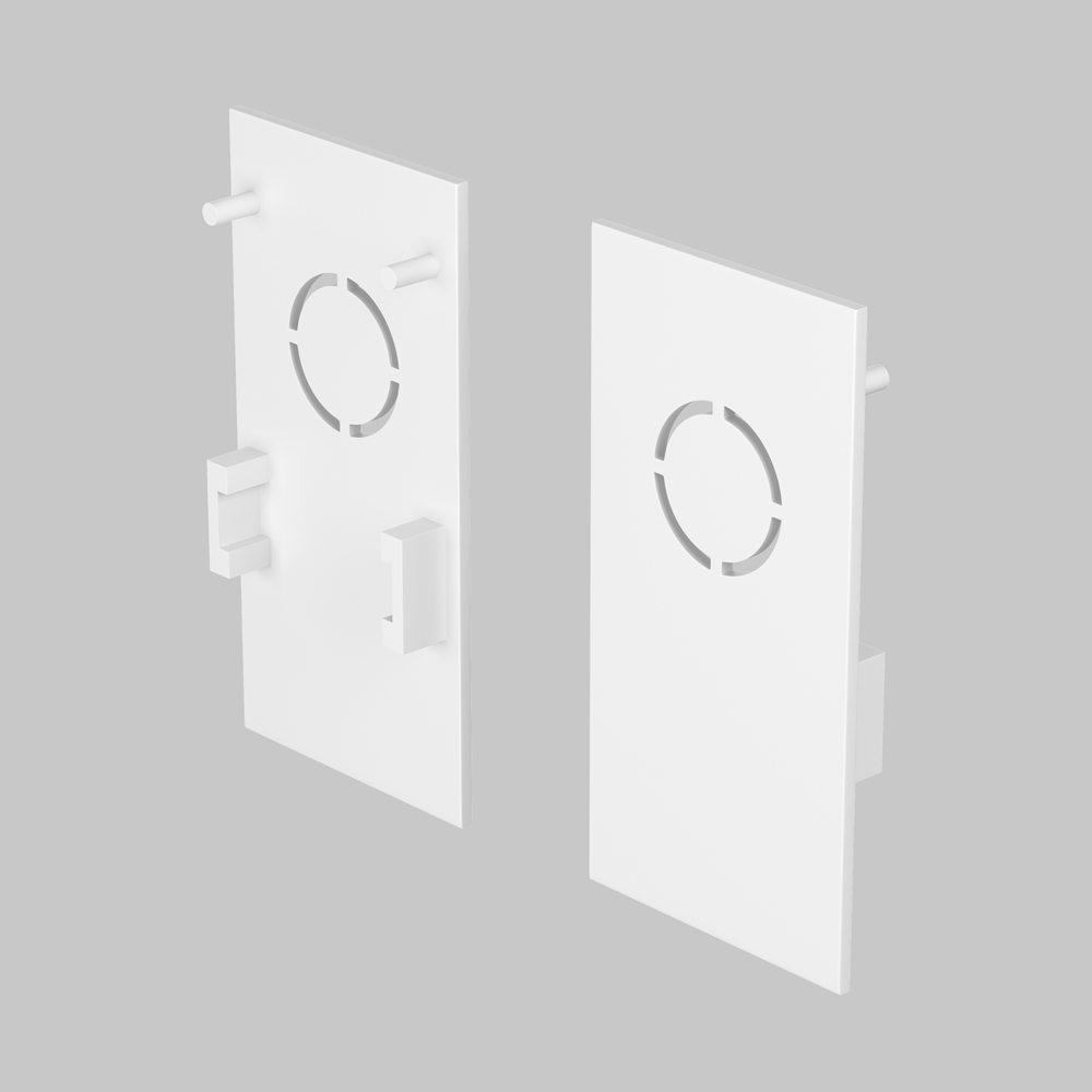 Заглушка торцевая 2 шт. Exility накладной белый Maytoni TRA034EC-41W