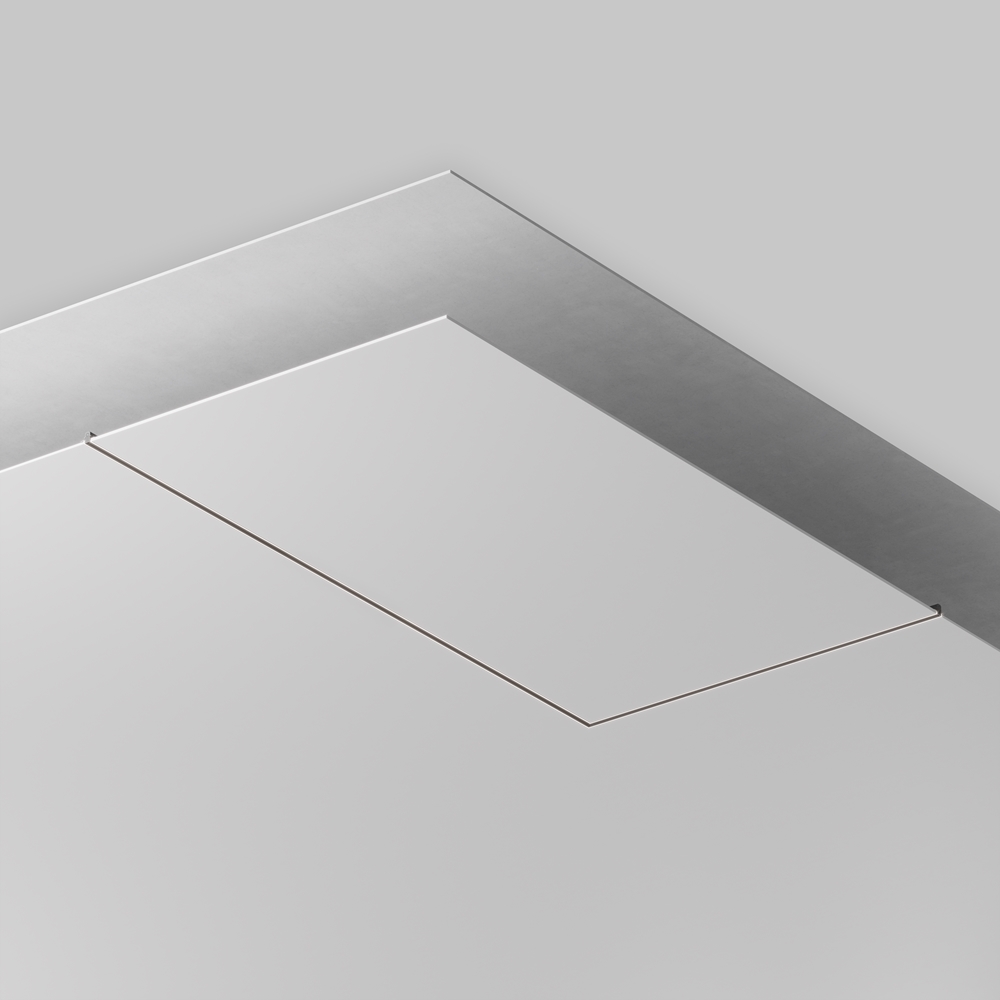 Шинопровод магнитный встраиваемый под ГКЛ 12,5 мм с каналом под светодиодную ленту Maytoni TRX034LS-222B