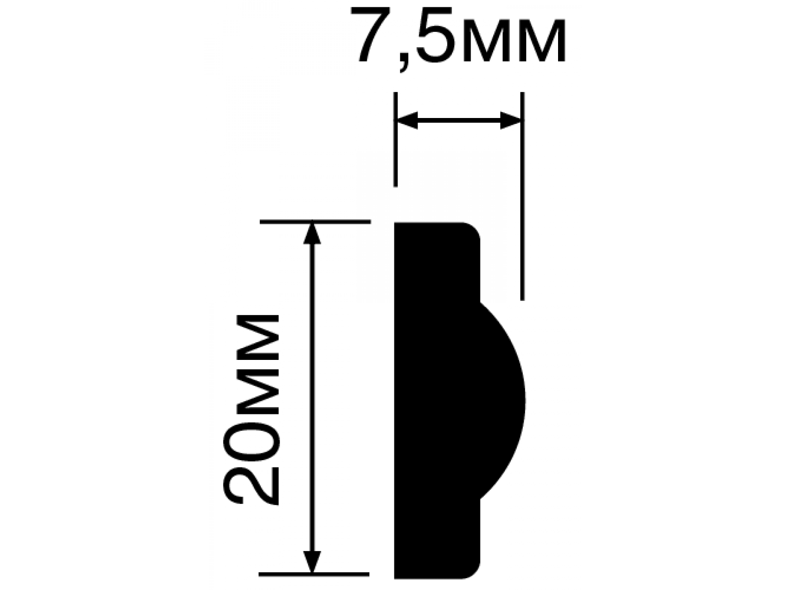 Молдинг D1020 HIWOOD
