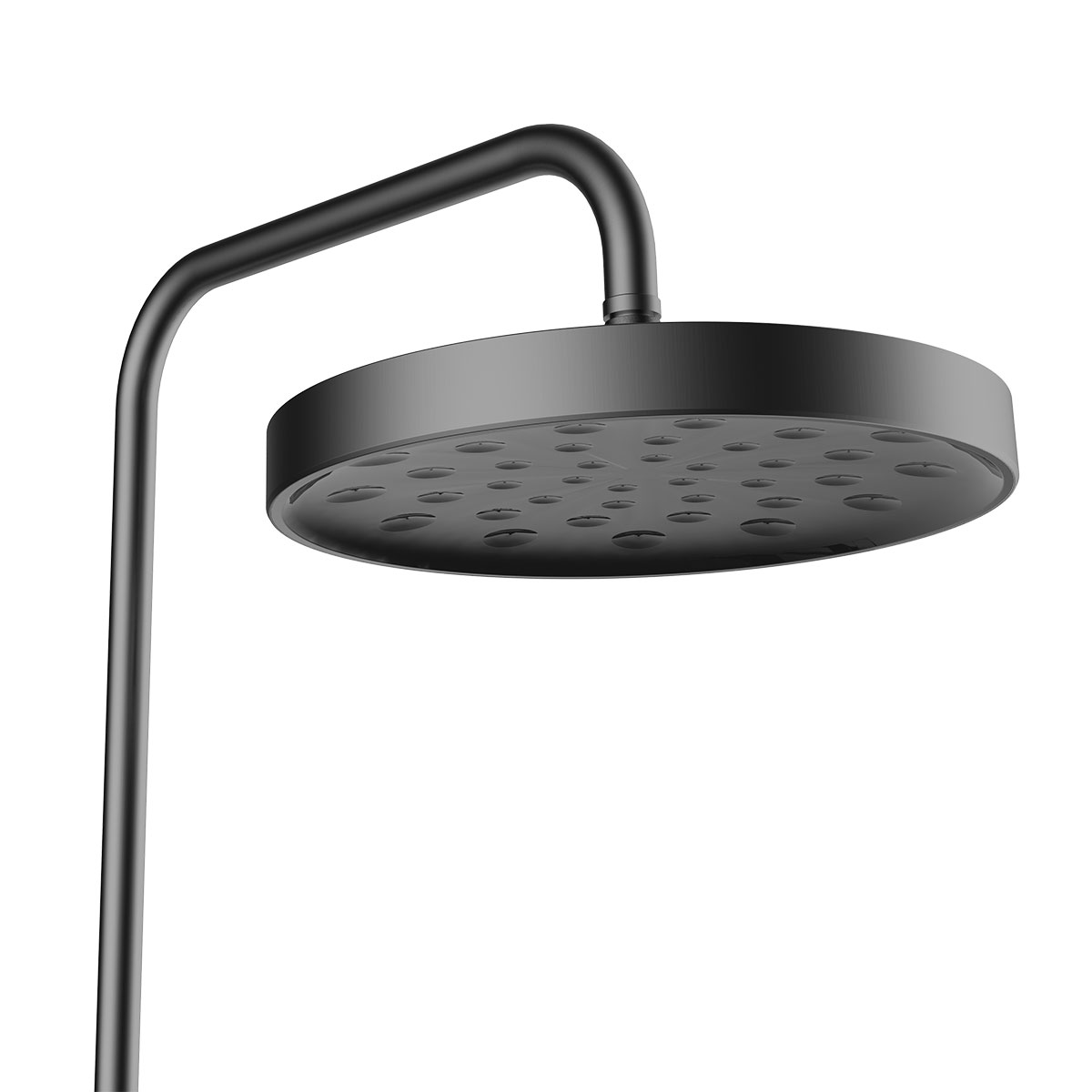 Душевая стойка Vincea Inspire VSFS-3I12TGM настенная цвет вороненая сталь