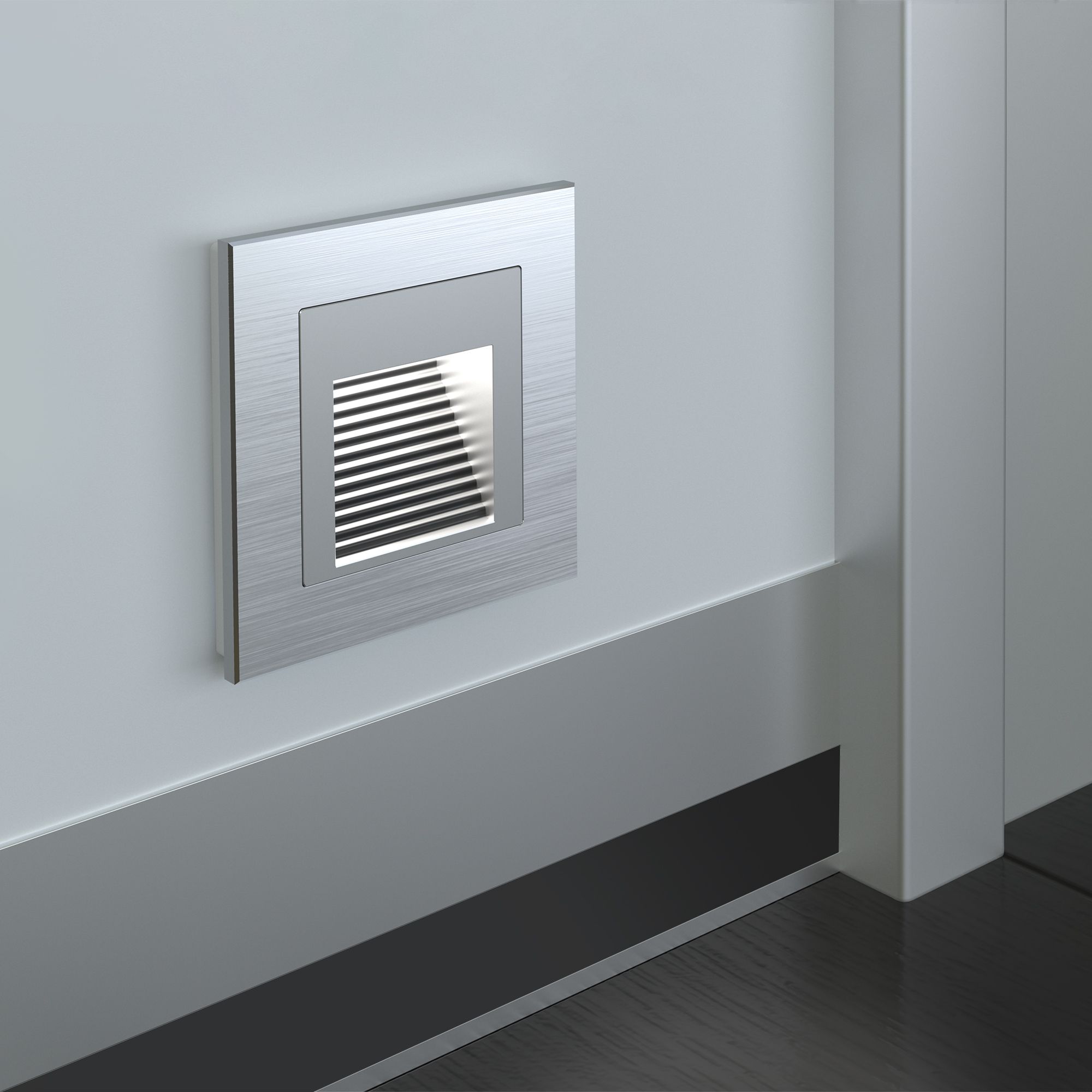 Рамка на 1 пост (алюминий) Werkel