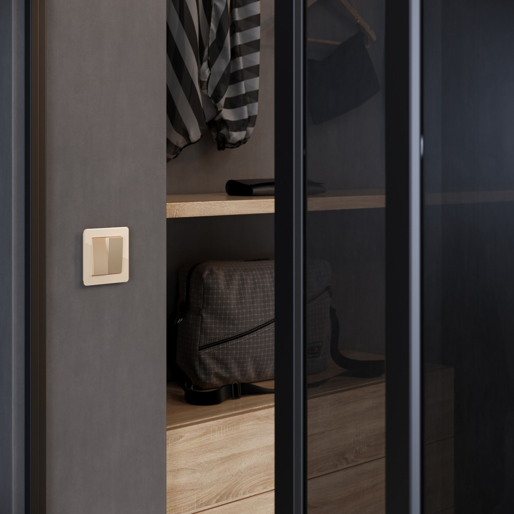 Рамка на 1 пост Acrylic айвори Werkel