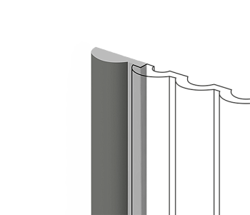 Финишный молдинг LF140A GR17 HIWOOD