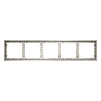 Рамка пластиковая VOLTUM S70 на 5 постов, (кашемир)