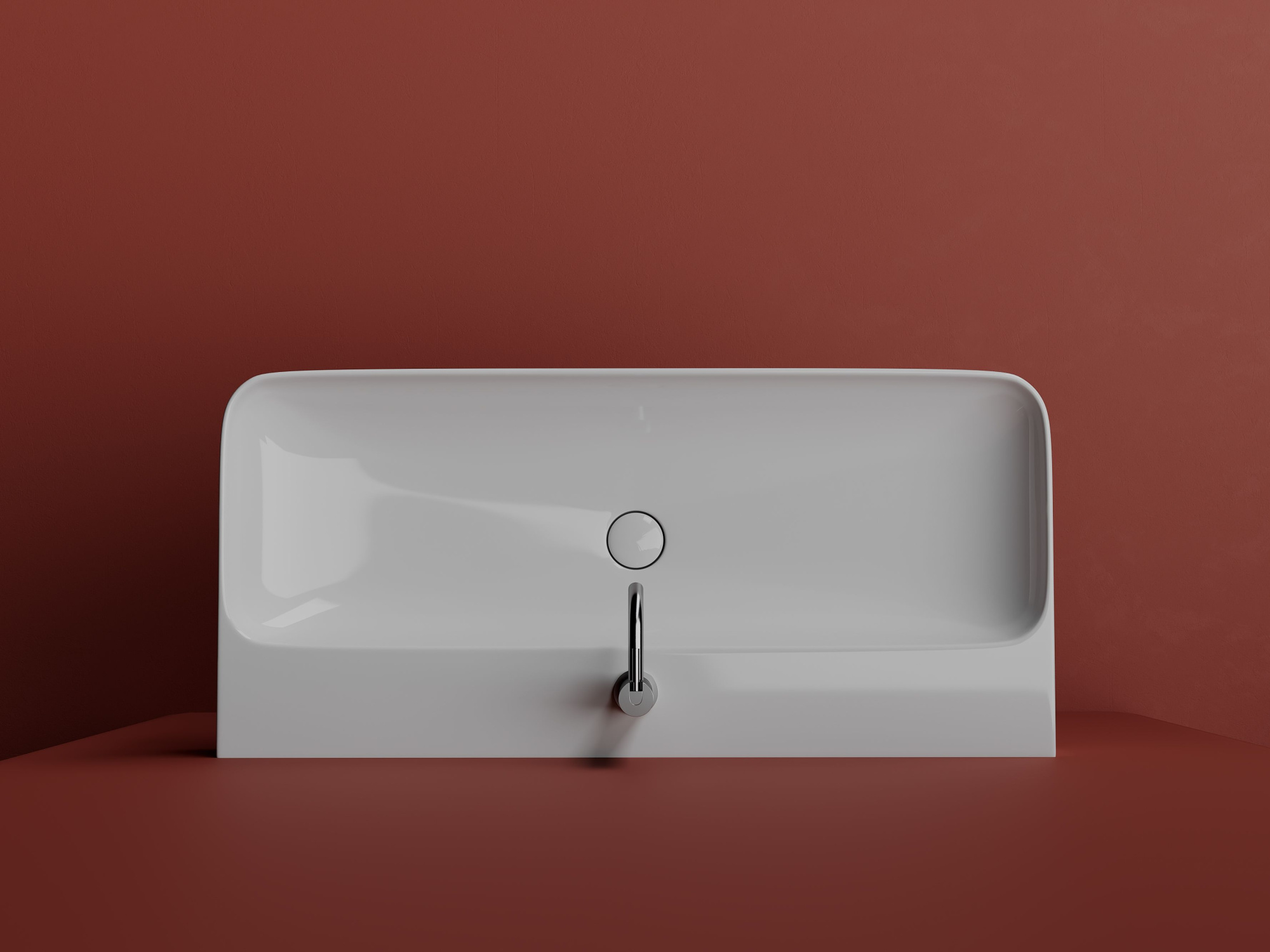 Умывальник с 1 отверстием для смесителя CN2007