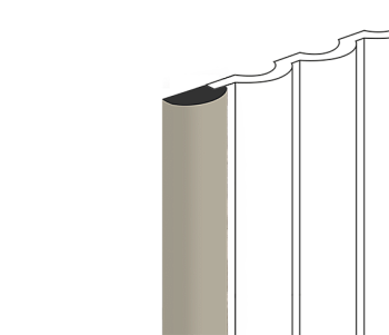 Финишный молдинг LF140B BR432 HIWOOD