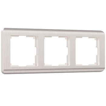 Рамка на 3 поста Stream (перламутровый) Werkel