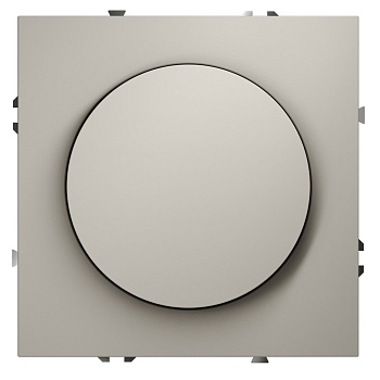 Светорегулятор встраиваемый VOLTUM S70 поворотно-нажимной 600 Вт, (кашемир)