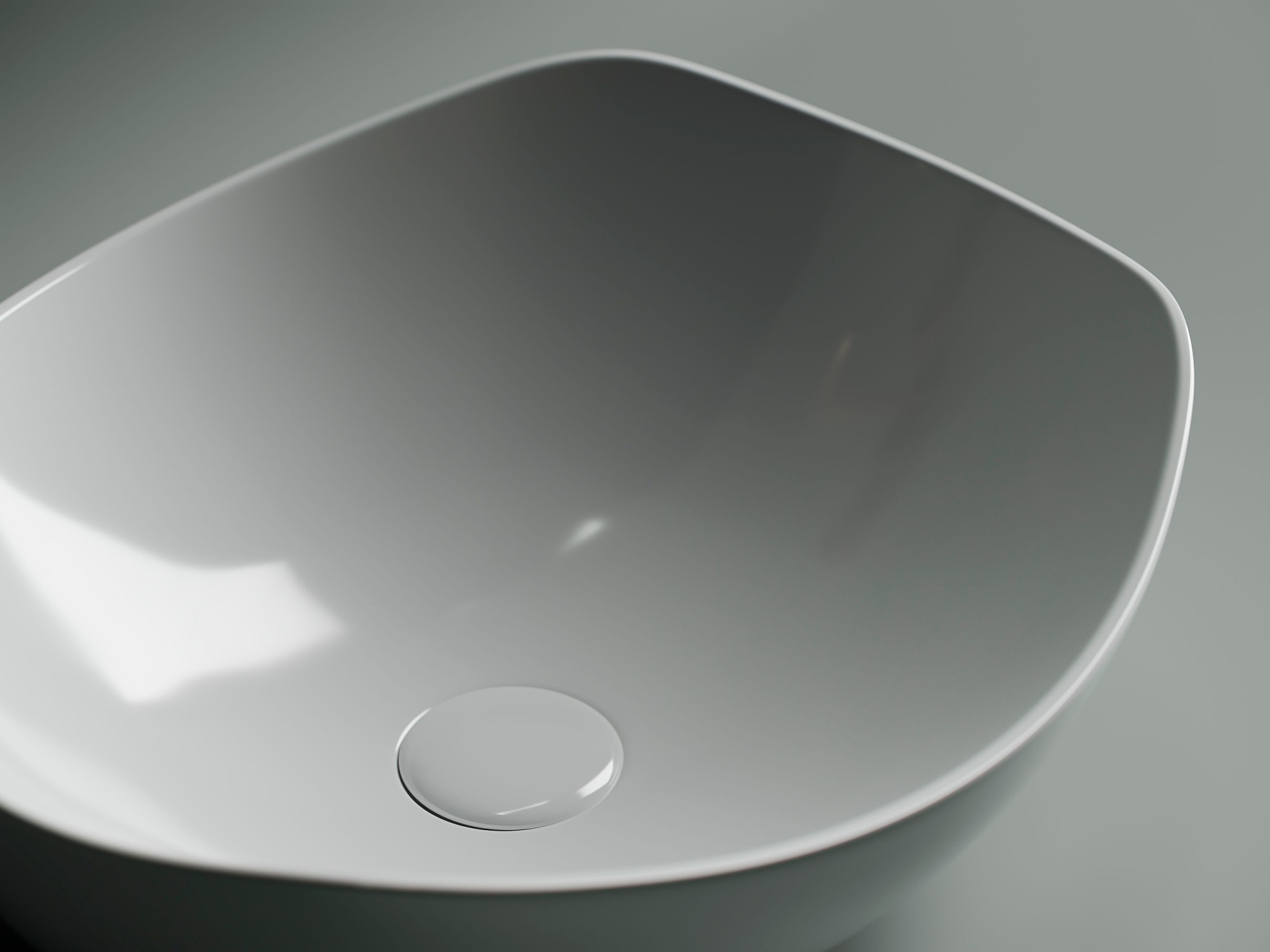 Умывальник чаша накладная овальная CN5017