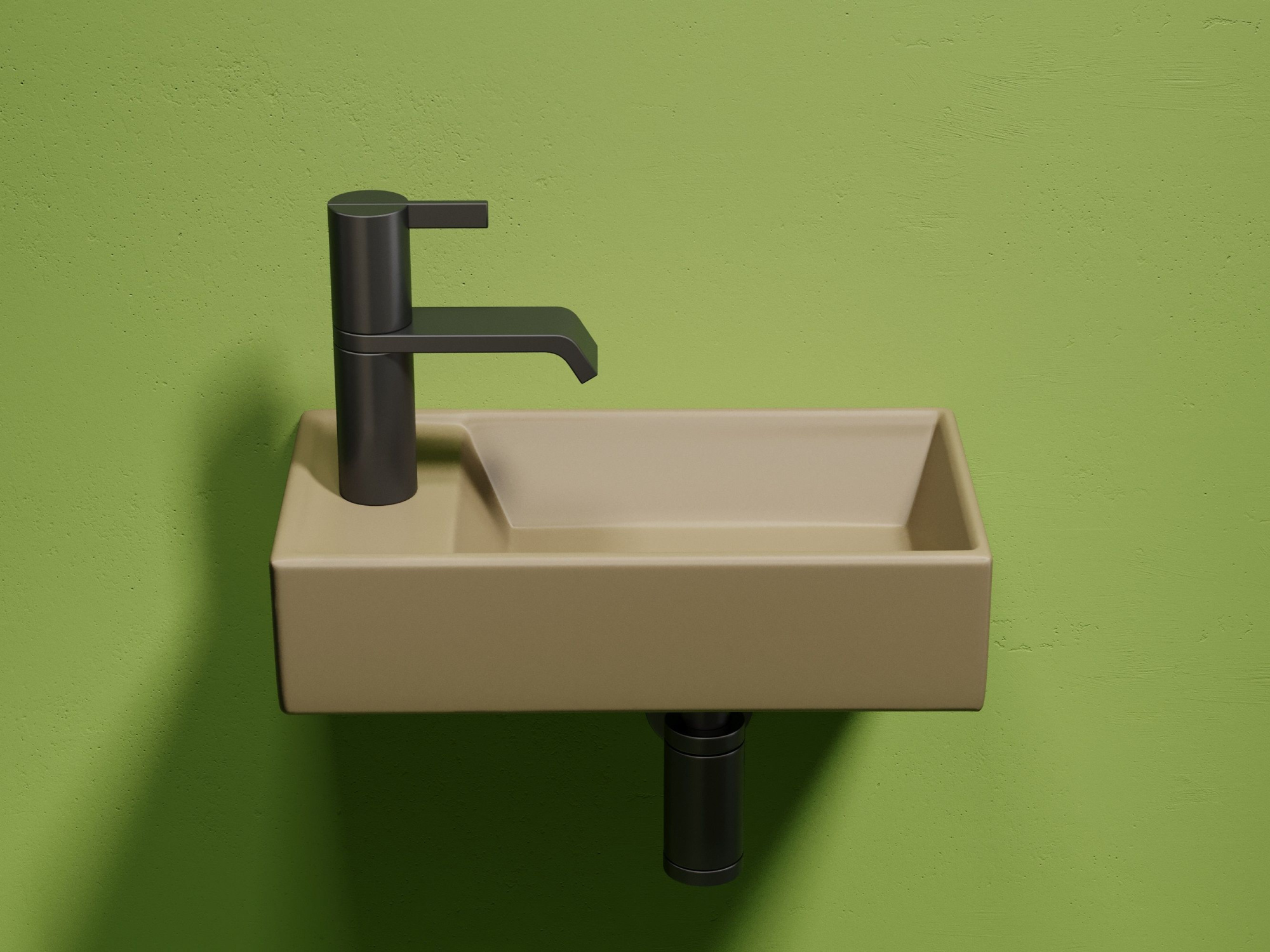 Умывальник подвесной прямоугольный CN6051RMC