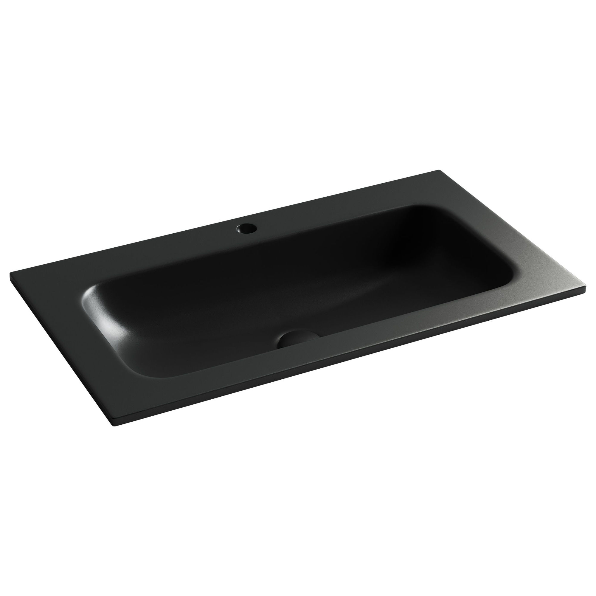 Раковина накладная Grace прямоугольная c отверстием под смеситель CN7012MB