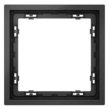 Рамка пластиковая VOLTUM S70 на 1 пост, (графит)