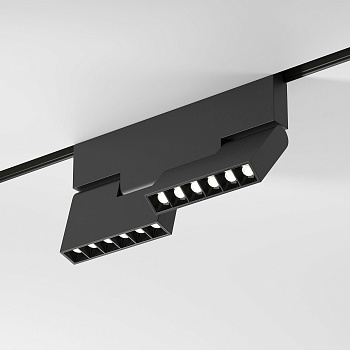 Slim Magnetic Трековый поворотный светильник 22W 4000K Mobi чёрный