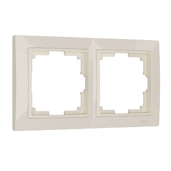 Рамка на 2 поста Snabb basic (слоновая кость) Werkel