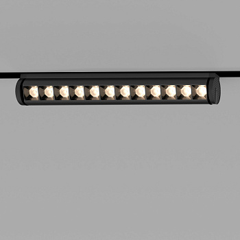 Slim Magnetic Трековый поворотный светильник 12W 4200K Alter чёрный