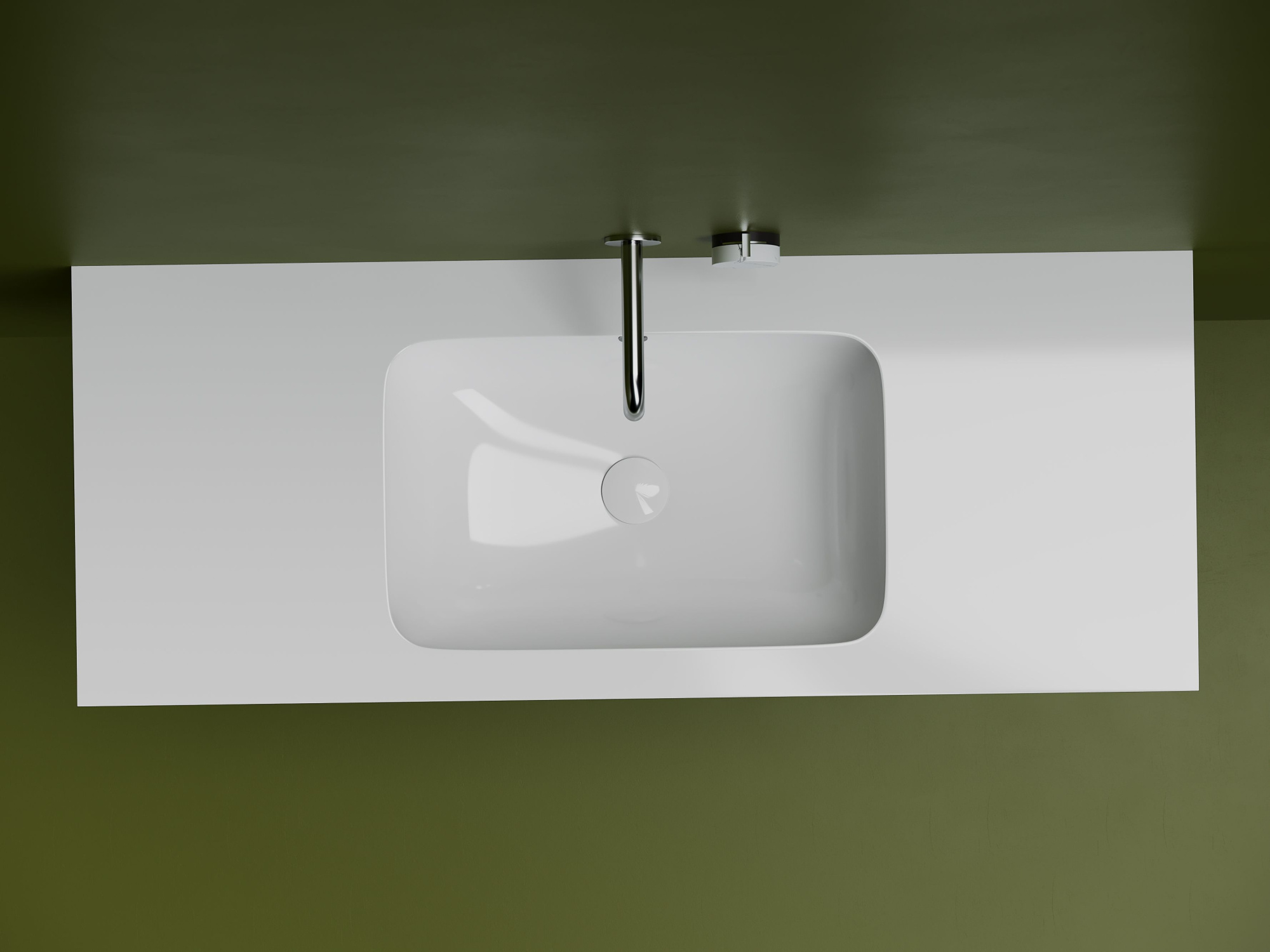 Раковина встраиваемая снизу под столешницу CN7018