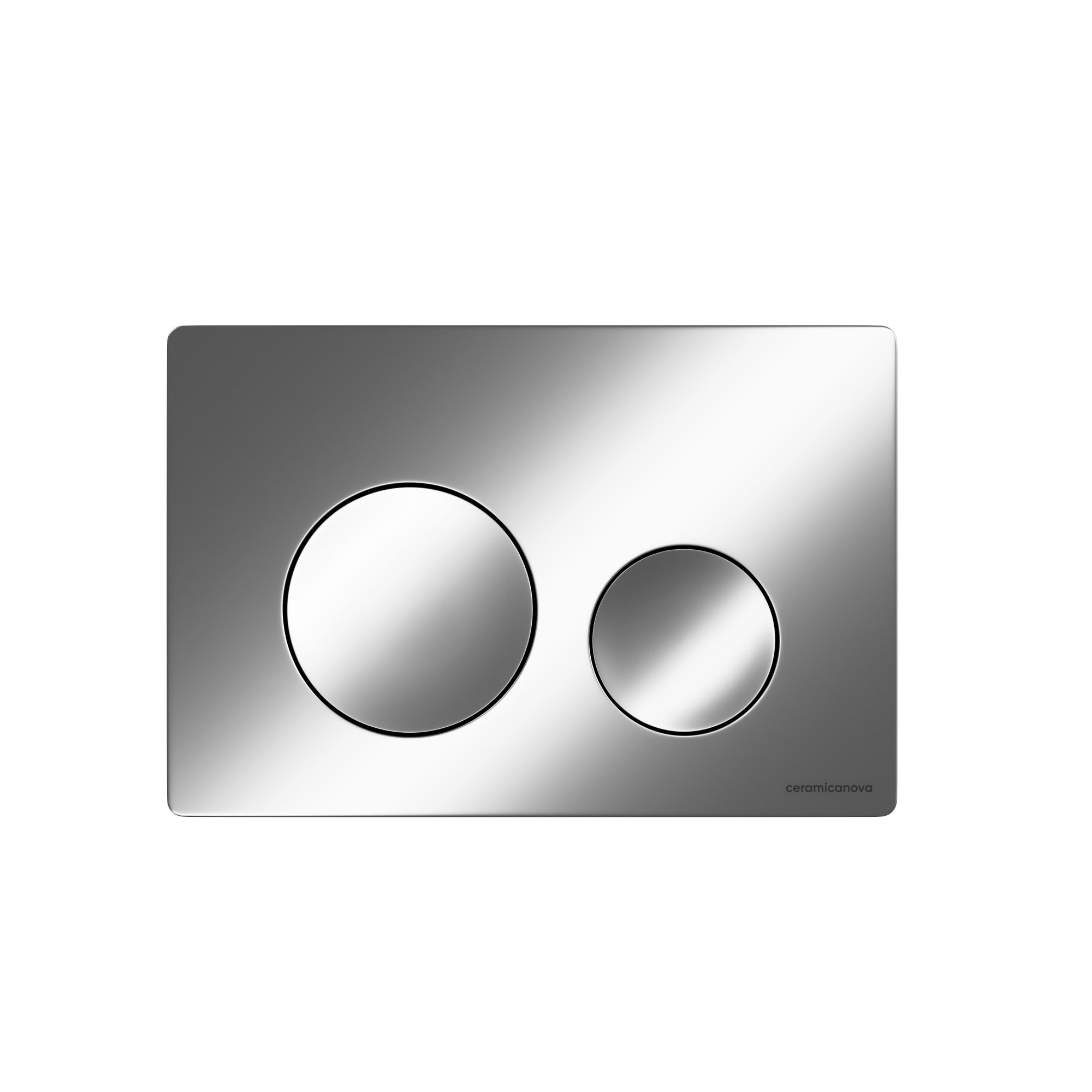 Кнопка смыва Balance, клавиши Circle, цвет хром матовый CN12-001M
