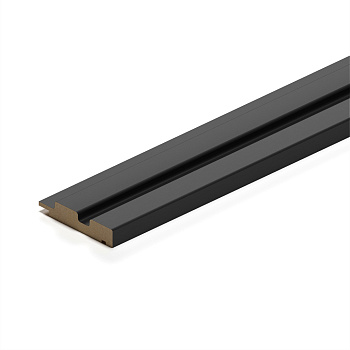 Профиль Финиш МДФ Stella Beats De Luxe Black Lead 2700x77x16