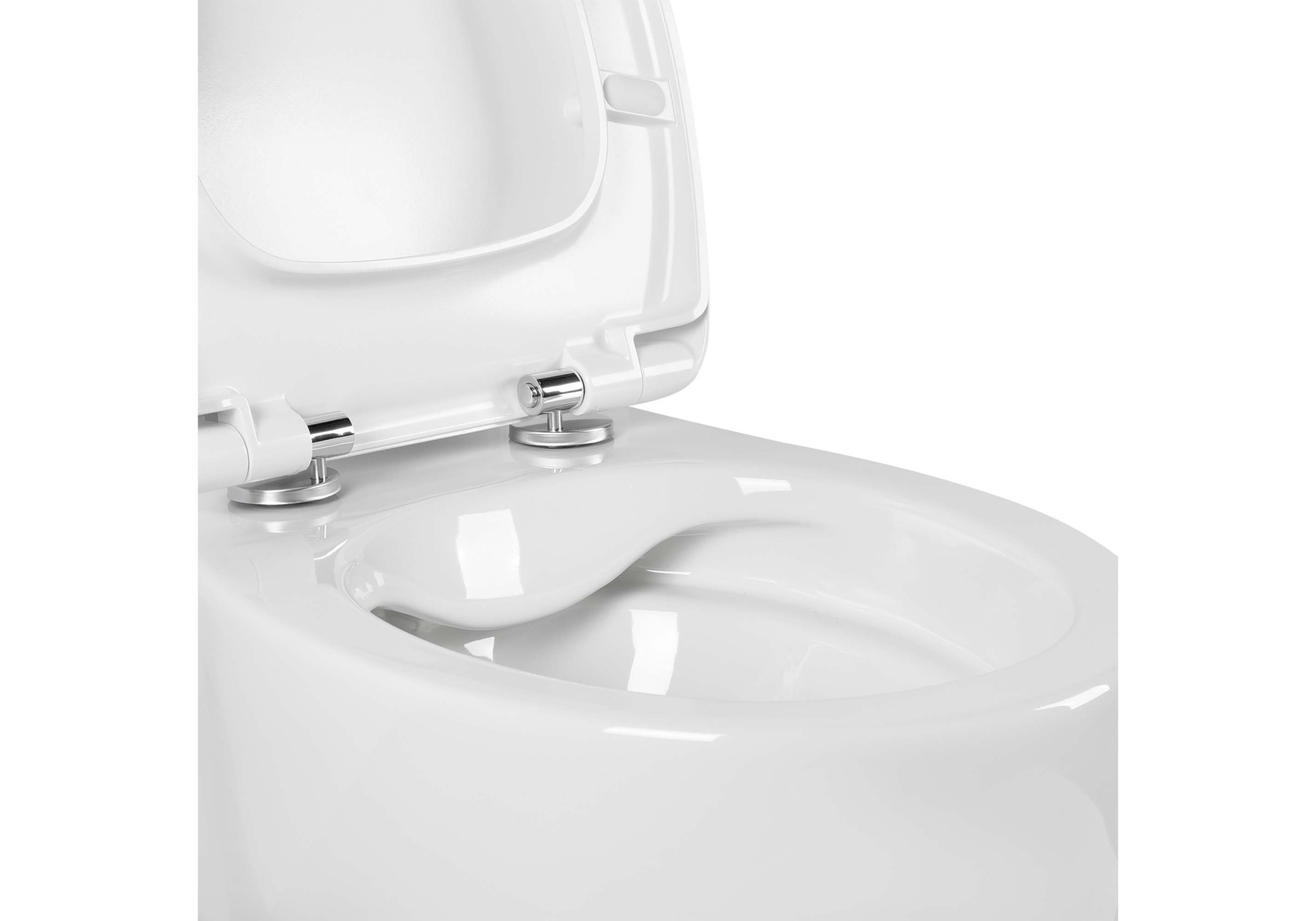 Унитаз подвесной безободковый Aquatek АЛЬТАИР AQ1980-00 530*395*340 с сиденьем Soft Close