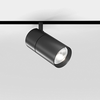 Slim Magnetic Трековый поворотный светильник R02 12W 4200K черный