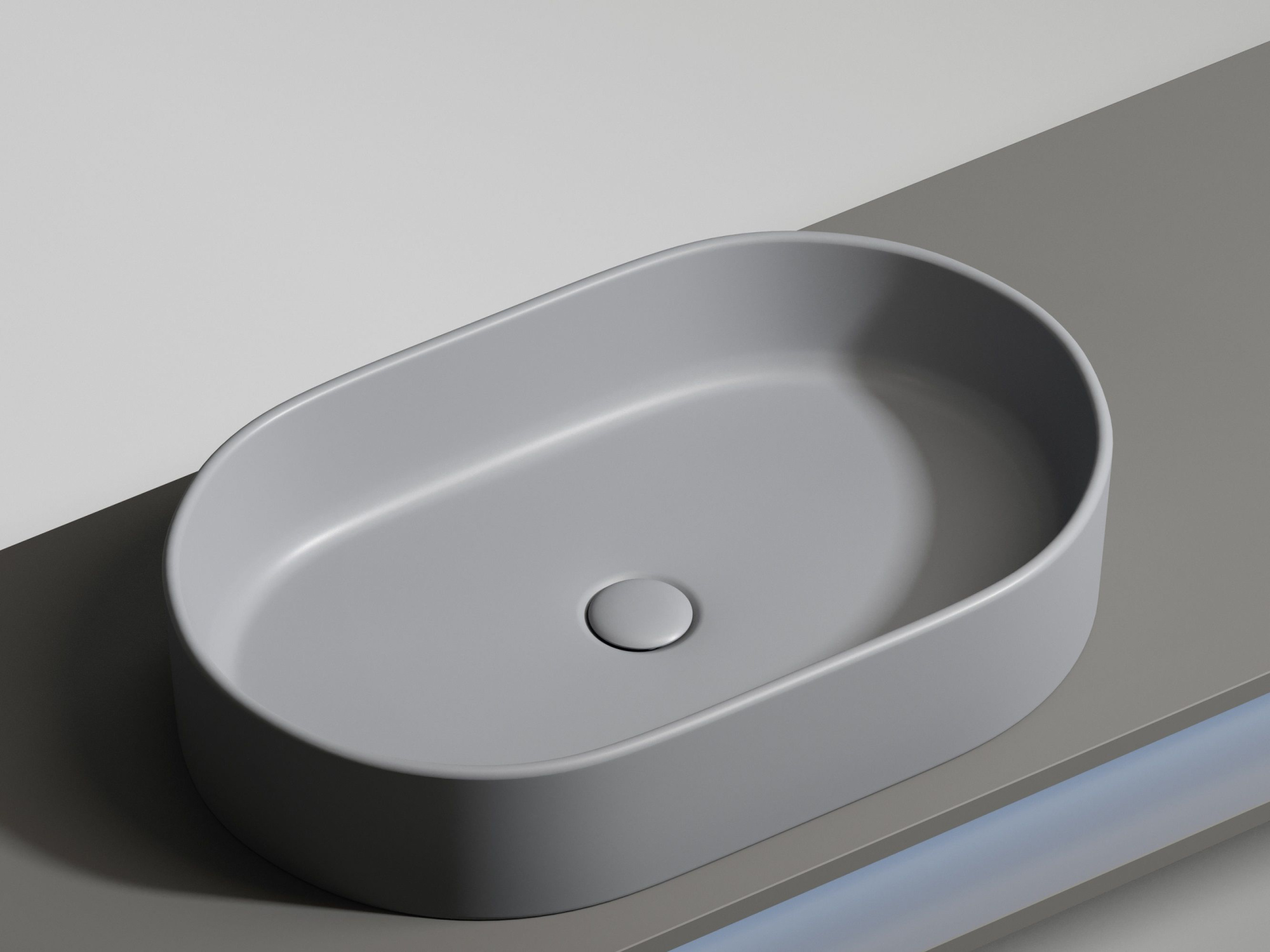 Умывальник чаша накладная овальная CN6048MH