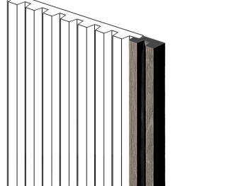 Финишный молдинг LF129B BR490NK HIWOOD