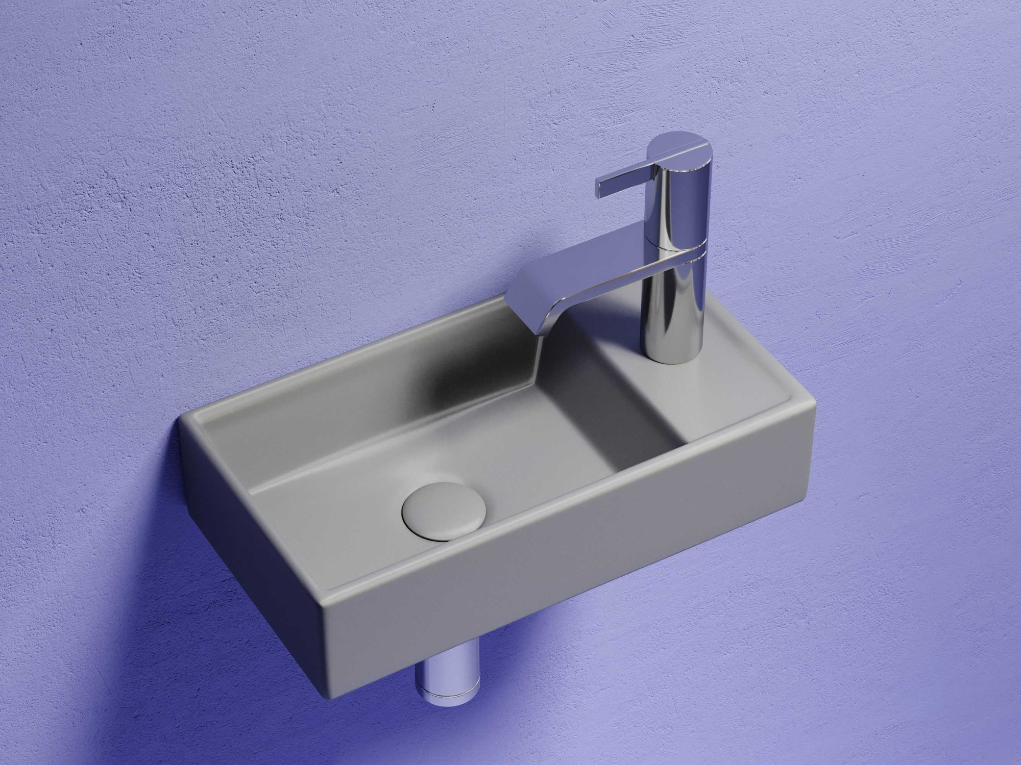 Умывальник подвесной прямоугольный CN6051LMH