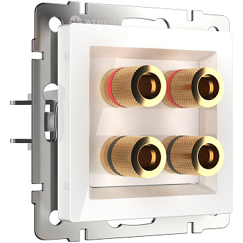 Акустическая розетка (белый глянцевый) Werkel