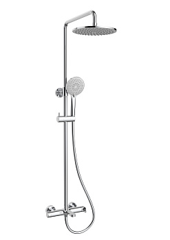 Душевая стойка Vincea Rondo VSFS-1R1CH настенная цвет хром