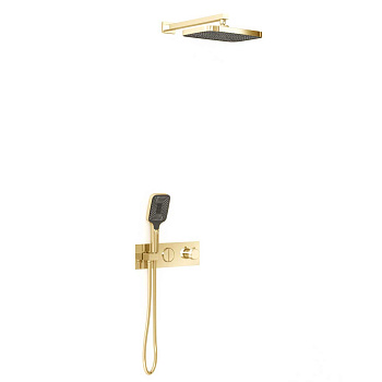 Душевая система Vincea VSFW-422T1BG встраиваемая в стену цвет брашированное золото