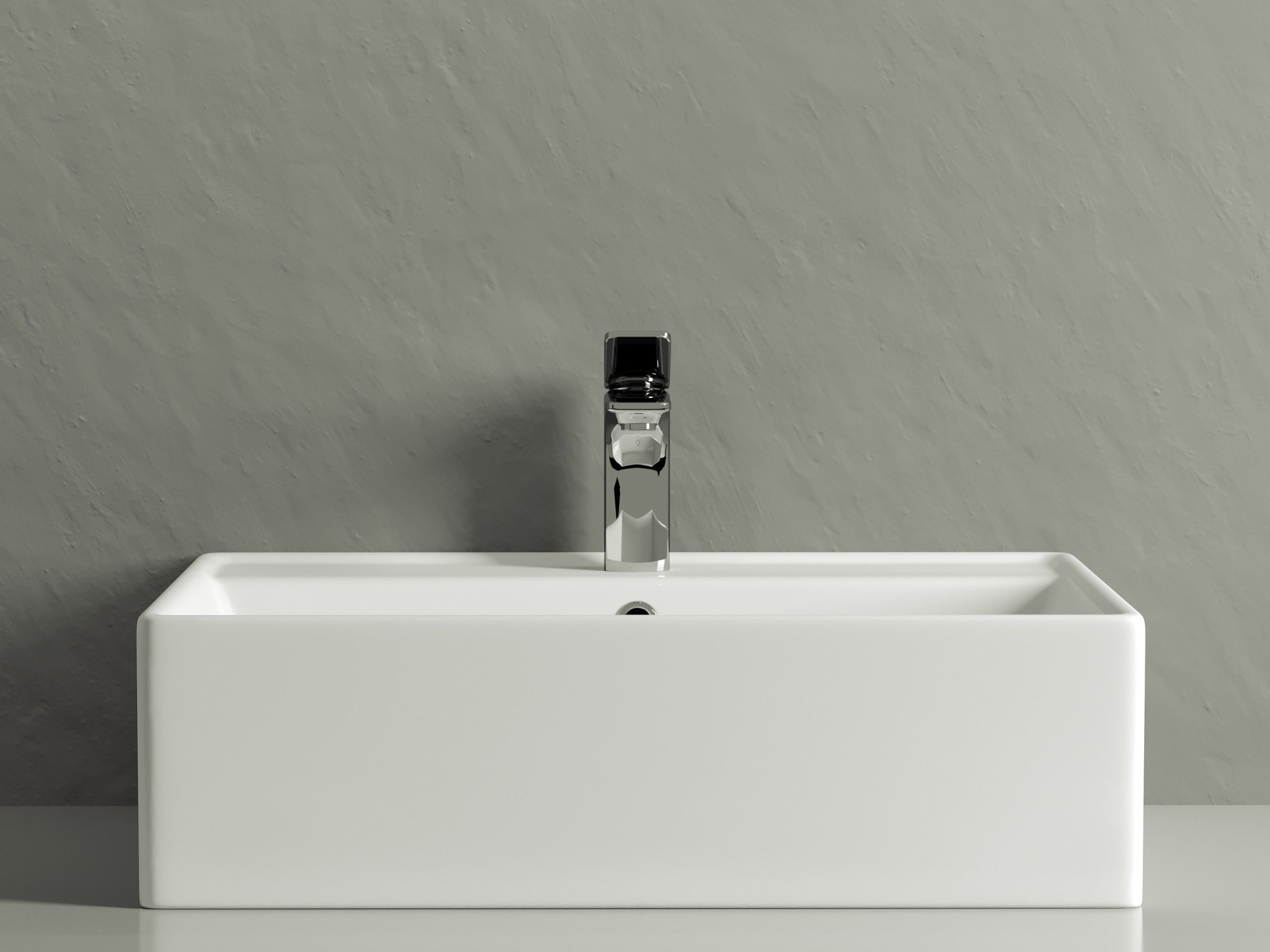 Умывальник чаша накладная прямоугольная CN6046