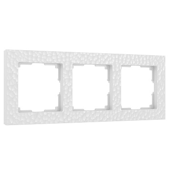 Рамка на 3 поста Hammer (белый) Werkel