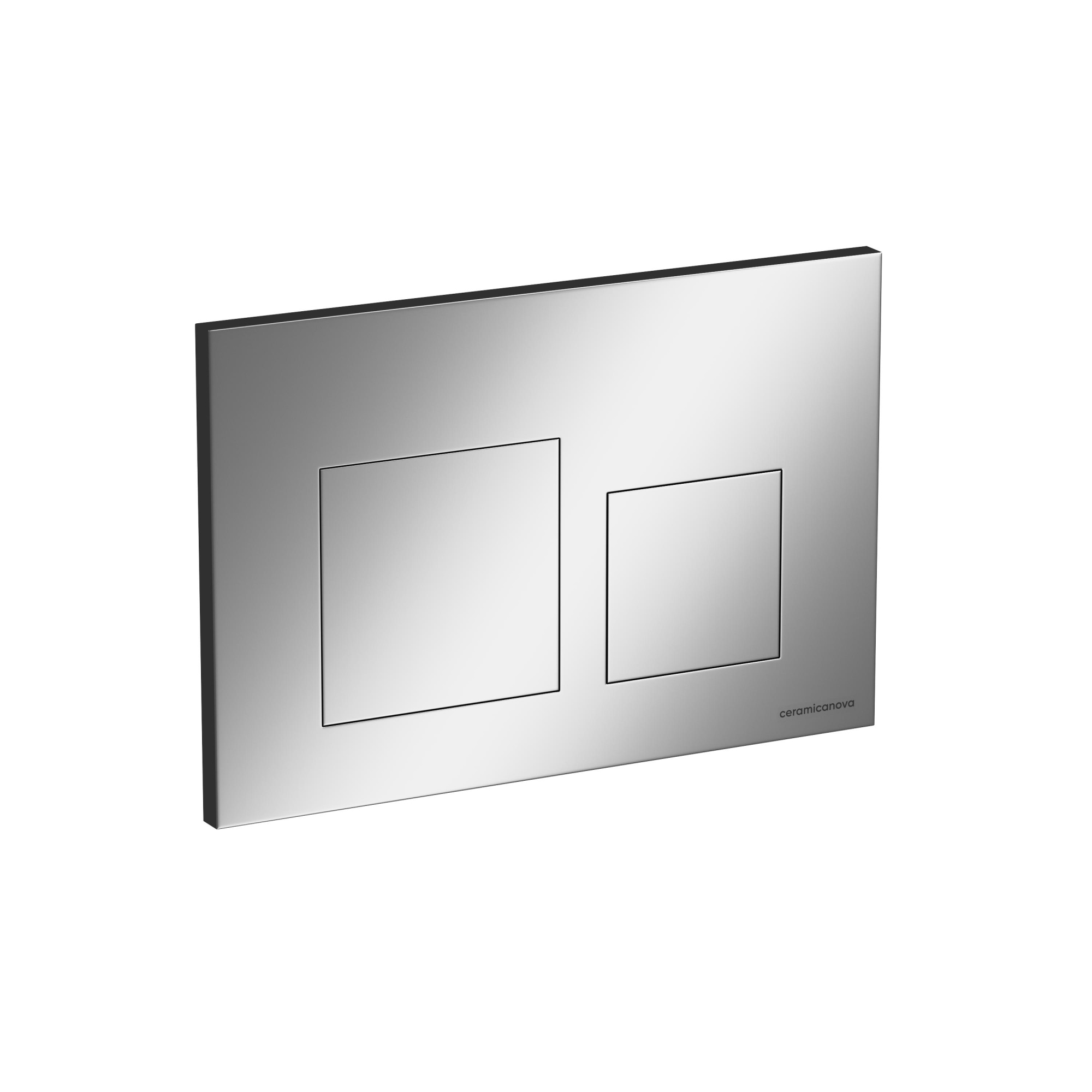 Кнопка смыва Balance, клавиши Square, цвет хром матовый CN12-002M