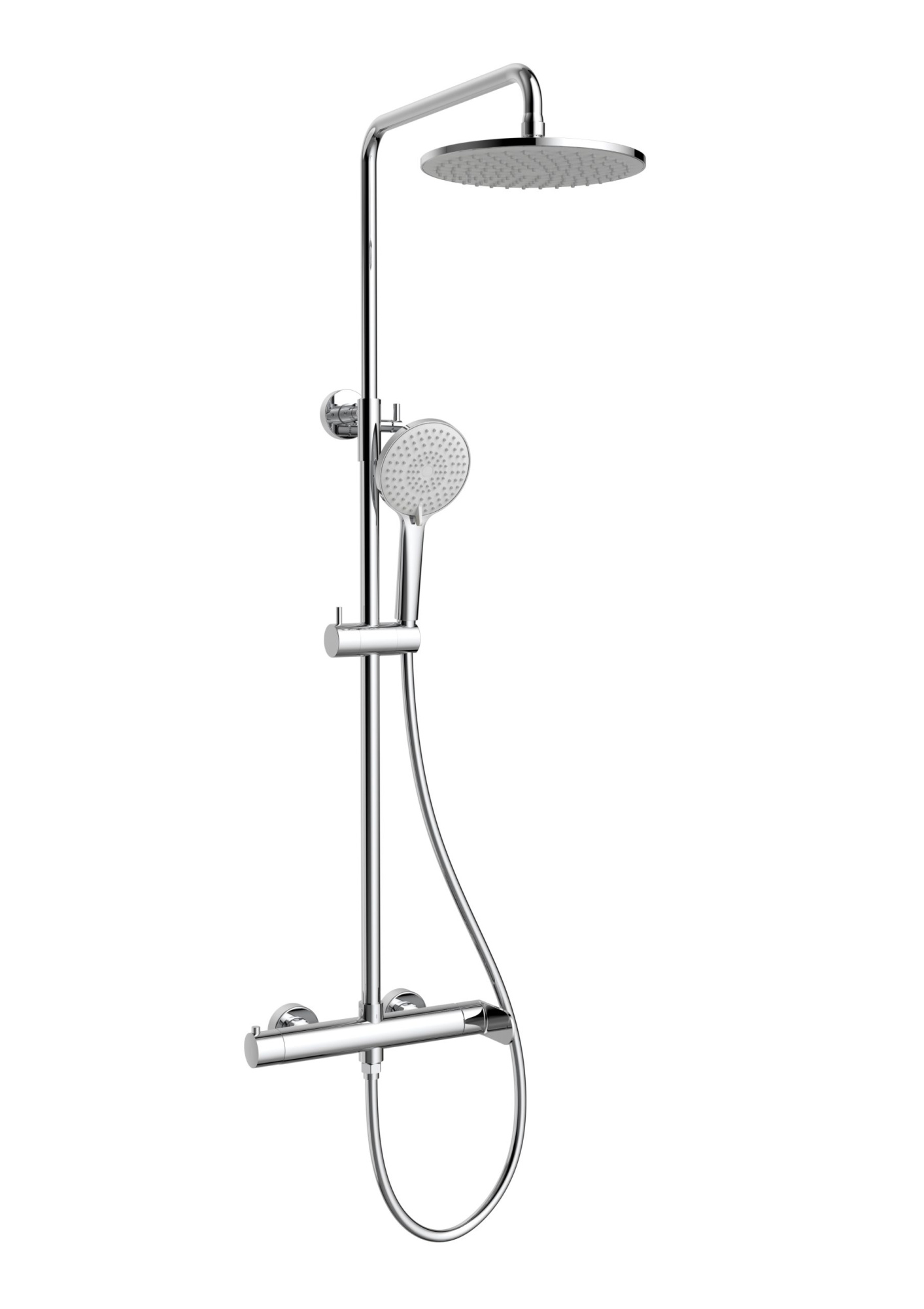 Душевая стойка Vincea Rondo VSFS-1R0CH настенная цвет хром