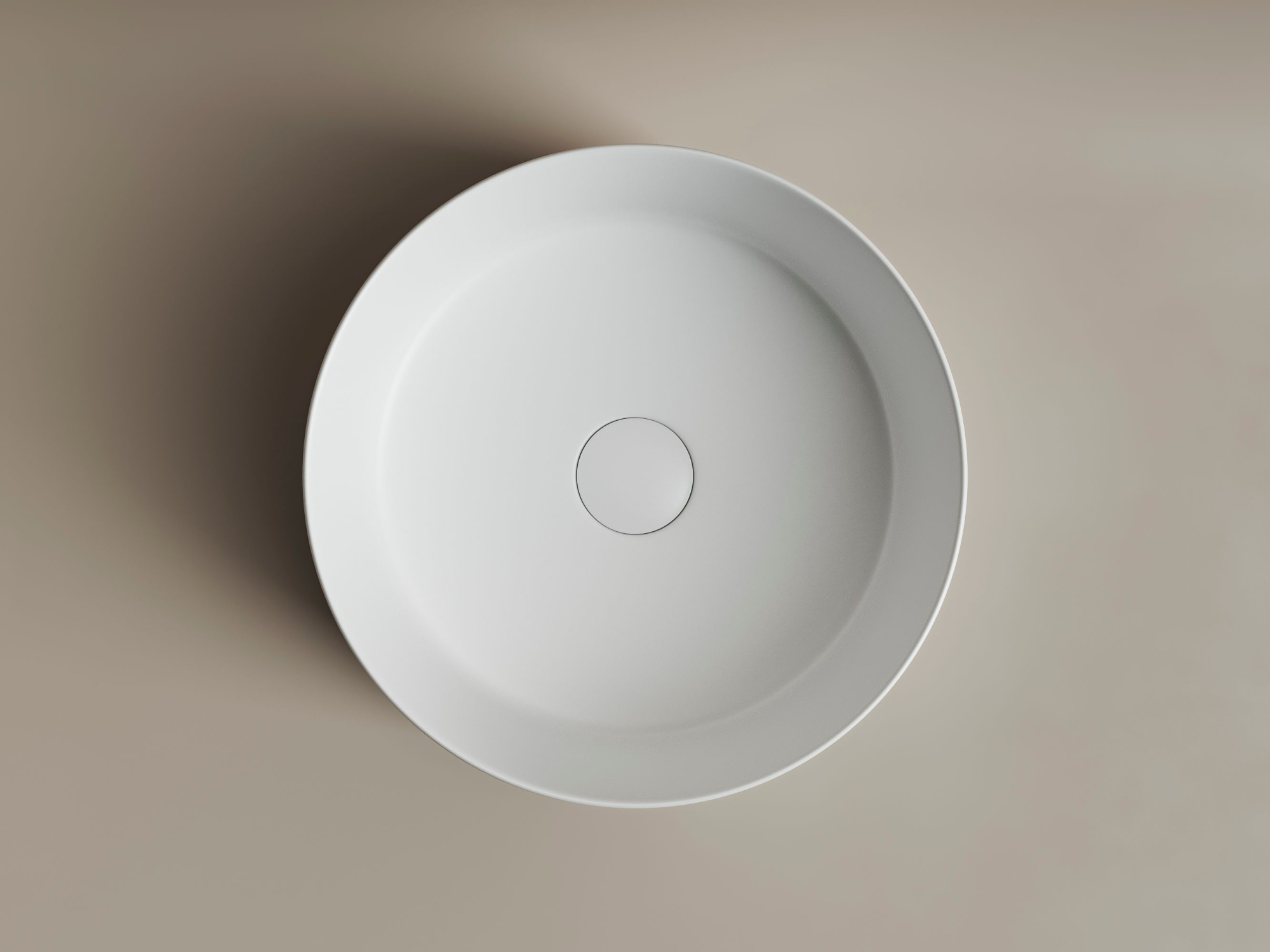 Умывальник чаша накладная круглая CN6032MW