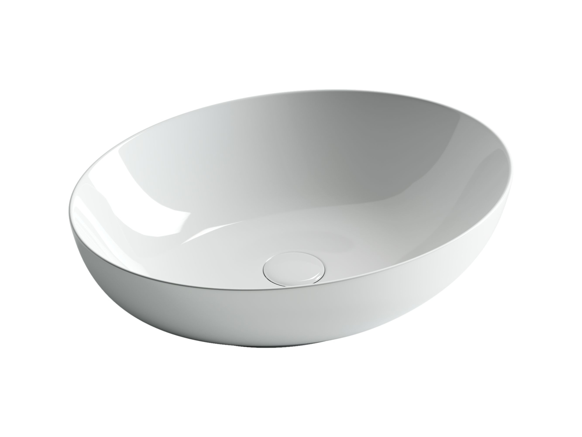 Умывальник чаша накладная овальная CN6017