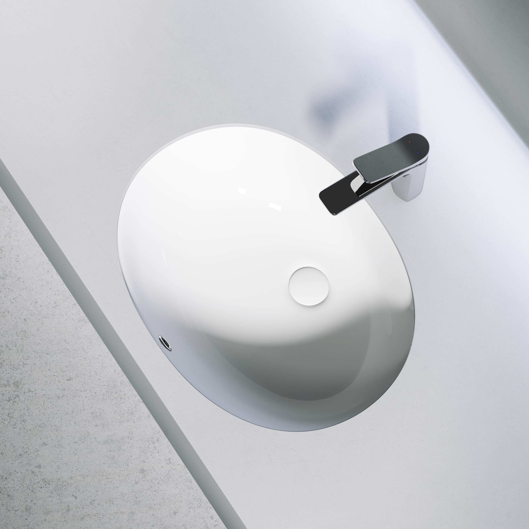 Раковина встраиваемая под столешницу CN6076