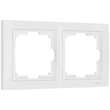 Рамка на 2 поста Snabb basic (белый) Werkel