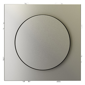 Светорегулятор встраиваемый VOLTUM S70 поворотно-нажимной 600 Вт, (шелк)