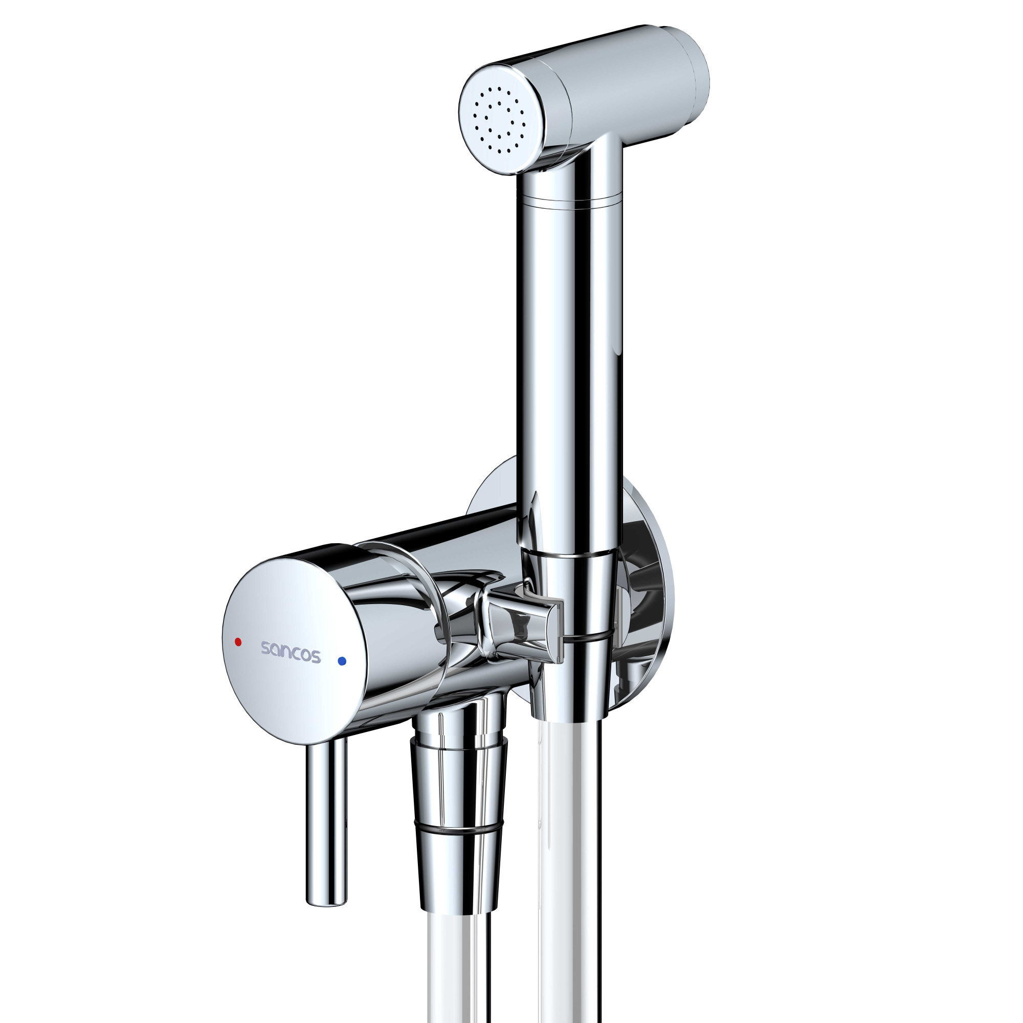 Гигиенический душ Atom со смесителем, цвет хром глянцевый SC2001CH