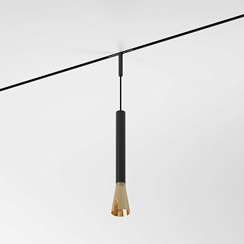 Mini Magnetic Трековый светильник 3W 3000K черный/латунь